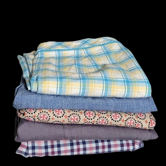 5 PAIRS of Ann taylor/ GAP size 4 summer pants bundle - Picture 2 of 13